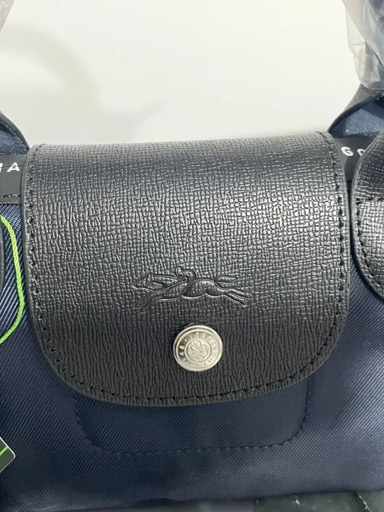 NWT Longchamp Le Pliage Energy XS Navy 2Way Tote Canvas Mini Crossbody Makeup - Picture 6 of 10